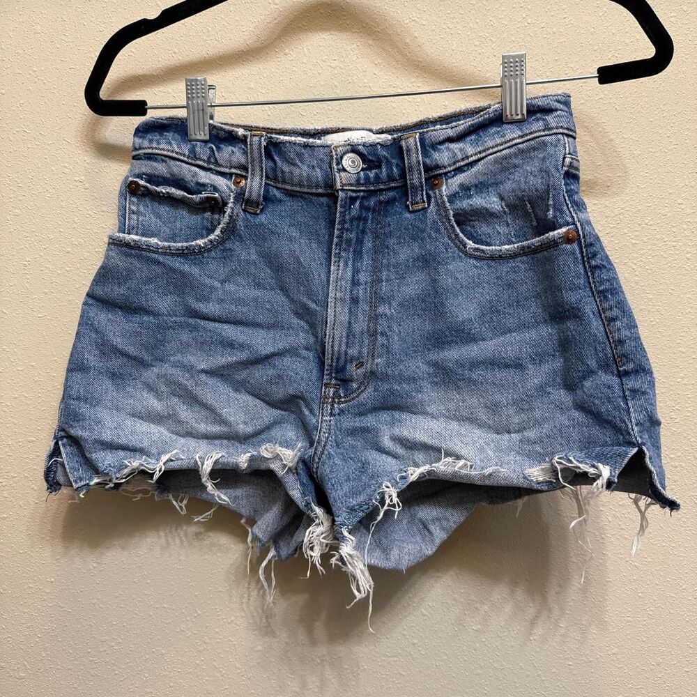 Abercrombie & Fitch Denim The Cutoff Short High Rise Women's 25 / 0